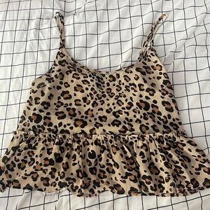 cheetah print top